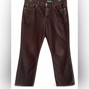 Vintage Ralph Lauren Lauren Jeans Company 90s Brown Corduroy Bootcut Pants Sz 14